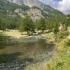 Valle Maira – Bergsee mit Gipfeln im oberen Tal