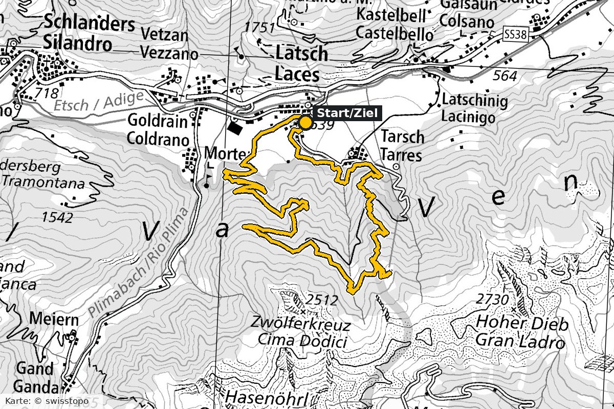 Gourmet Camp Vinschgau – Karte Tag 2