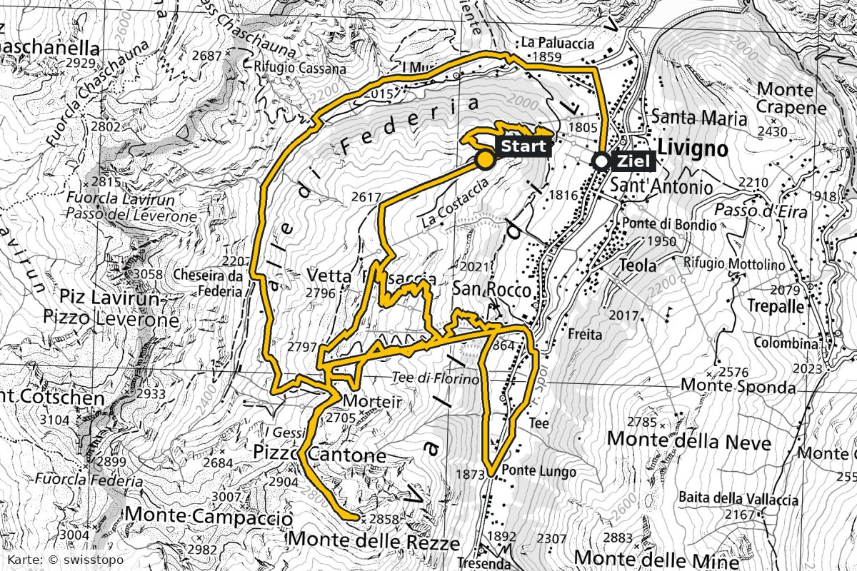 Livigno Camp – Karte Tag 3