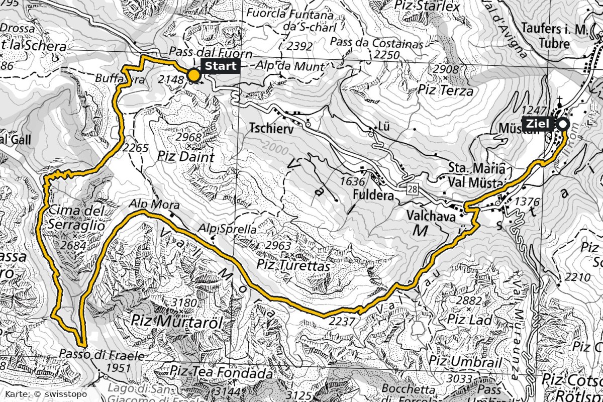 Münstertal Camp – Karte Tag 2